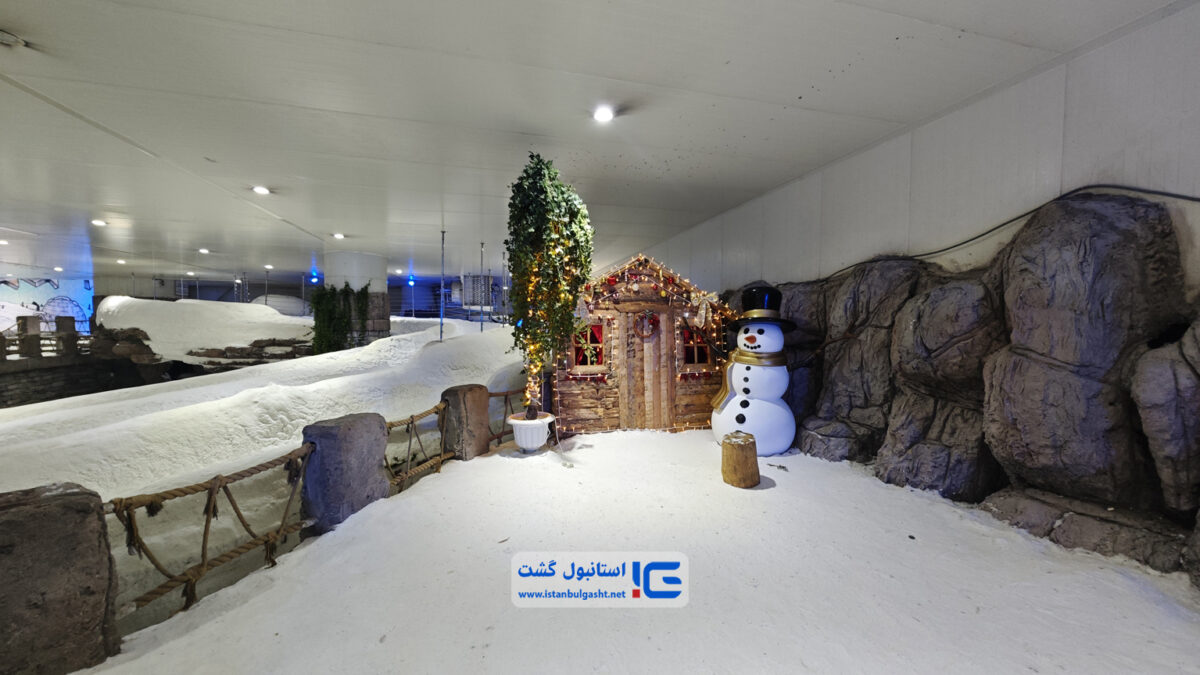 پیست برفی Snow Park در مرکز خرید توریوم استانبول